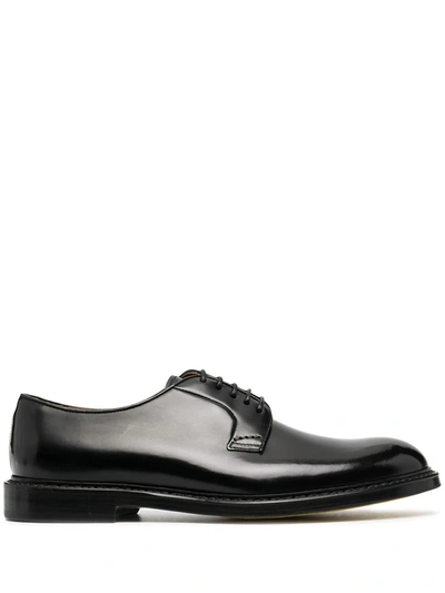 Doucal's Lace-up Derby Shoes In Black