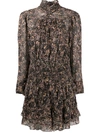 IRO ABSTRACT PRINT DRESS