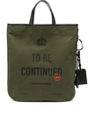 NEIL BARRETT TO BE CONTINUED PRINTED TOTE BAG