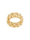 Darkai Gold Cuban Ring In Gold