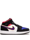 Nike Air Jordan 1 Low Gs Sneakers In Black