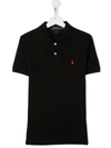 Polo Ralph Lauren Ralph Lauren Kids Polo Con Ricamo In Black