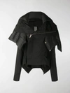 RICK OWENS MULTI-LAYERED JACKET,15942485