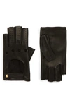 GUCCI FINGERLESS LEATHER DRIVING GLOVES,627094BAP00