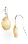 Marco Bicego Siviglia 18k Yellow Gold & Diamond Earrings In Yellow Gold/diamond