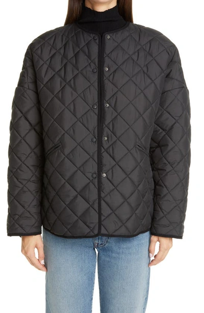 TOTÊME TOTEME OVERSIZE QUILTED JACKET,211-177-732