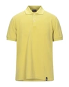 Drumohr Polo Shirt In Light Yellow