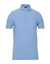 Vengera Polo Shirts In Pastel Blue