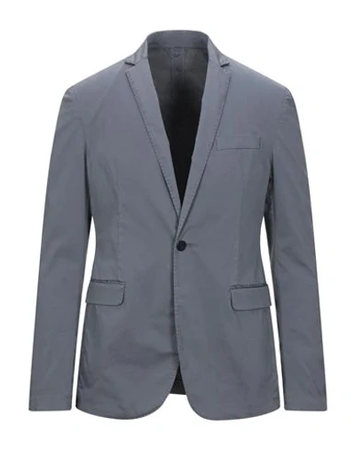 Dondup Suit Jackets In Grey