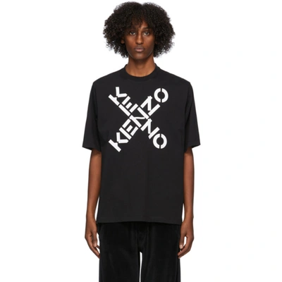 Kenzo Black Oversized Sport Big X T-shirt