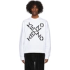 KENZO WHITE SPORT BIG X SWEATSHIRT