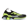 Dolce & Gabbana Dolce And Gabbana Black And Green Sorrento Sneakers In 8q203 Nergi