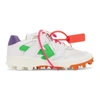 OFF-WHITE OFF-WHITE WHITE AND MULTICOLOR MOUNTAIN CLEATS SNEAKERS