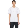 Msgm Logo Print T-shirt In 01 White