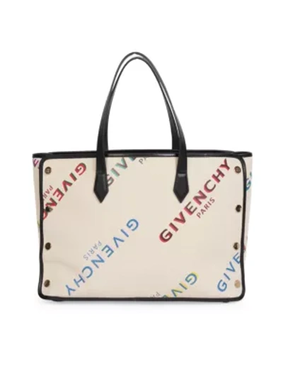 Givenchy Women's Medium Bond Canvas Tote In Natural