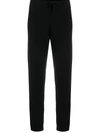 CASHMERE IN LOVE RIBBED-KNIT TRACK trousers