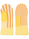 ERL STRIPED WOOL GLOVES