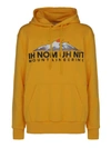 Ih Nom Uh Nit Mountaineering Print Hoodie In Yellow