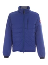 Canada Goose Lodge Packable 750 Fill Power Down Jacket In Blue