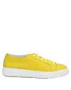 Santoni Sneakers In Yellow