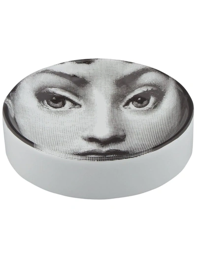 Fornasetti Printed Dish In Black