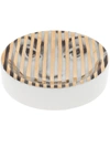 Fornasetti Striped Dish In Yellow