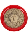 FORNASETTI "SOLE GOLD RED" TRAY
