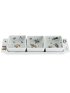 Fornasetti Astronomici Appetizer Set In White