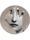 Fornasetti Hand T&v Wall Plate In Grey