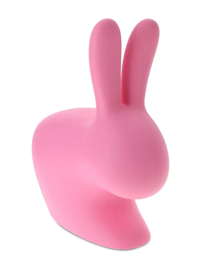 Qeeboo 兔子形小座椅 In Pink
