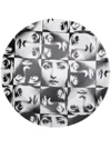 Fornasetti Portrait Plate In Black