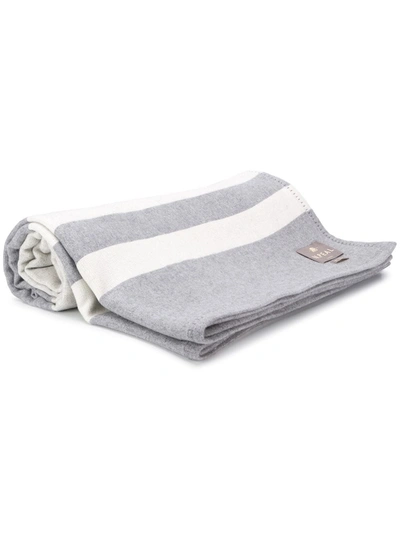 N•peal Doubleface Woven Blanket In Grey