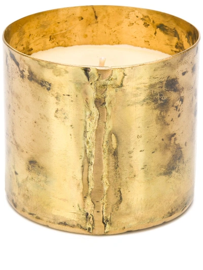 Parts Of Four Vetiver Scented Candle (496g) In Gold