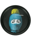 Fornasetti Lux Gstaad Tray In Black