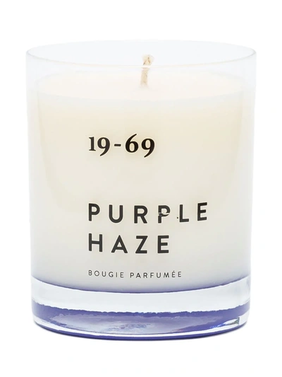 19-69 Purple Haze Candle In White
