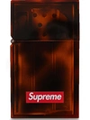 Supreme Tsubota Pearl Hard Edge Lighter Fw19 In Brown