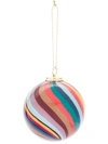 PAUL SMITH STRIPED CHRISTMAS TREE BAUBLE