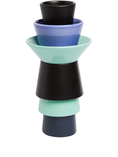 Bitossi Ceramiche Marco Zanini Ceramic Vase In Blue
