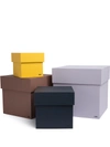 Hay Box Box Cardboard Storage Boxes Set Of Four In Grey