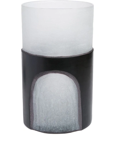 Tom Dixon Carved Vase In White