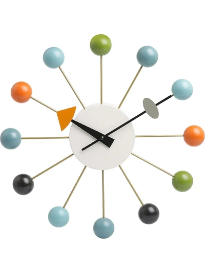 Vitra Ball Clock By George Nelson In Multicoloured