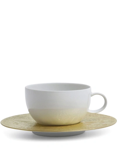 Rosenthal Zauberflöte Sarastro Low Cup Saucer Set In Gold