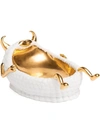 L'objet X Haas Brothers White Lazy Susan Bowl In White