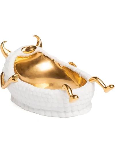 L'objet X Haas Brothers White Lazy Susan Bowl