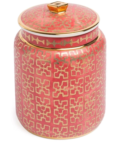L'objet Fortuny Canister In Red