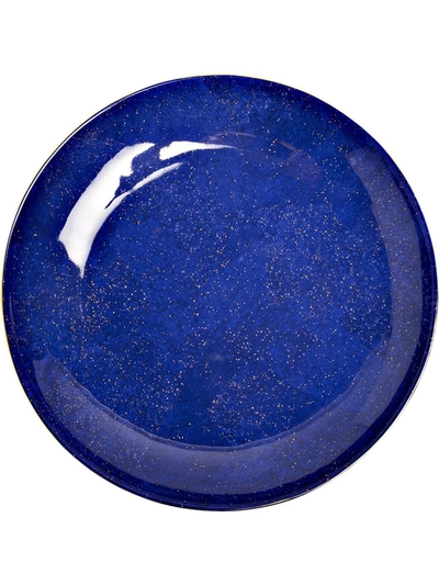 L'objet Lapis Platter (46cm) In Blue, Gold