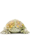 ANKE DRECHSEL FLORAL EMBROIDERED TURTLE