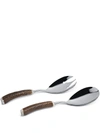 Lorenzi Milano Cutlery Brown In Brown