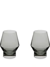 Nude Beak Set Of 2 Glasses In Grey
