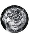 Fornasetti Lina Cavalieri-print Wall Plate In Black